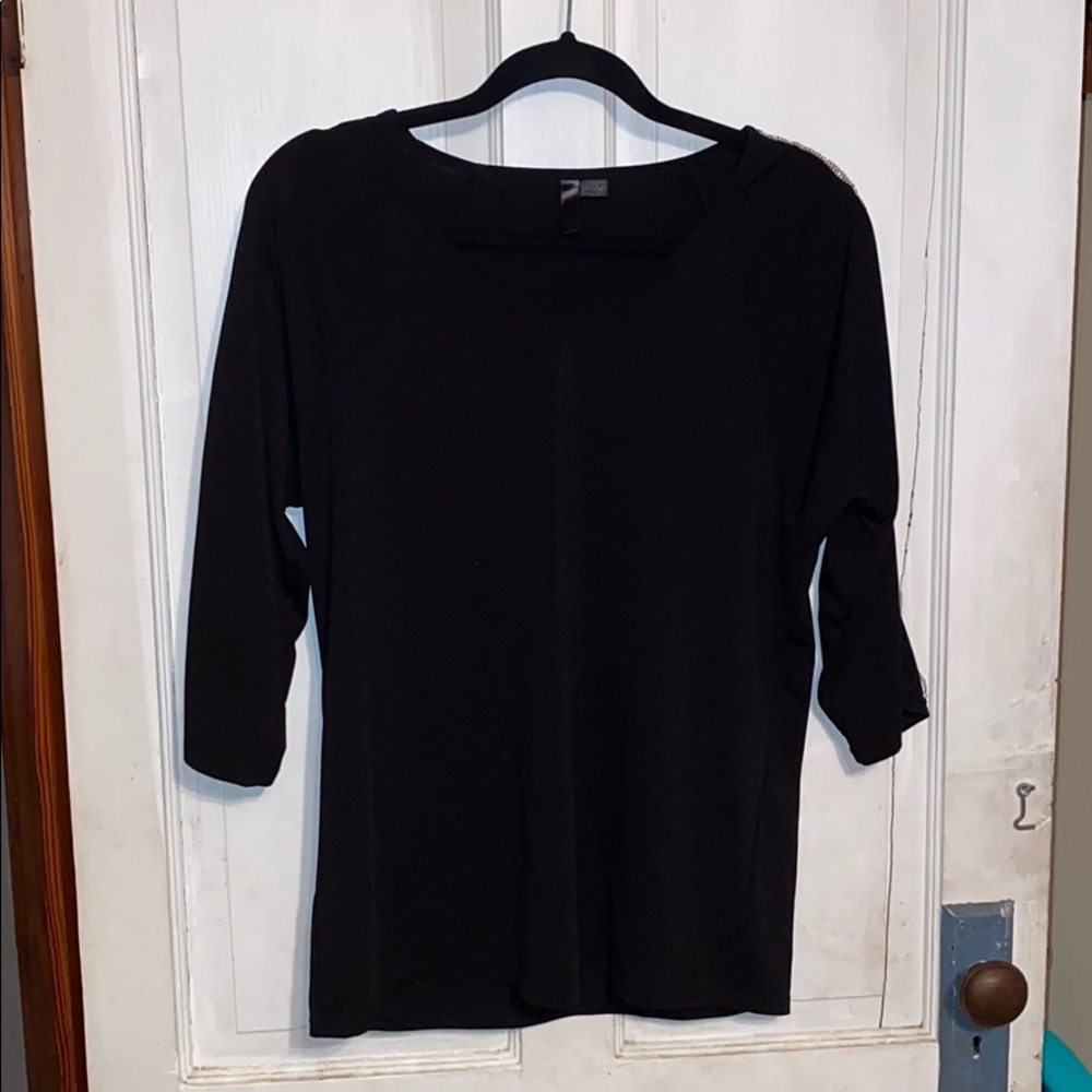 Black dress shirt